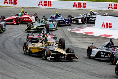 02 VANDOORNE Stoffel (bel), DS Penske, DS E-Tense FE23, action during the 2024 Portland ePrix, 9th meeting of the 2023-24 ABB FIA Formula E World Championship, on the Portland International Raceway from June 28 to 30, 2024 in Portland, United States of America - Photo Grégory Lenormand / DPPI