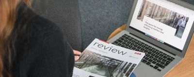 900th edition of ABB Review banner