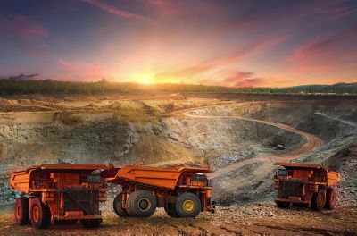 Big dump truck loading for transport minerals gold,Mining industrial at Thailand; Shutterstock ID 1603053940; Purchase Order: -; Job #: -