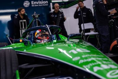 BUEMI Sébastien (swi), Envision Racing, Spark-Jaguar, Jaguar I - Time 6, portrait during the ABB FIA Formula E Valencia Testing 2022 on the Circuit Ricardo Tormo from December 13 to 16, 2022 in Cheste, Spain - Photo Germain Hazard / DPPI