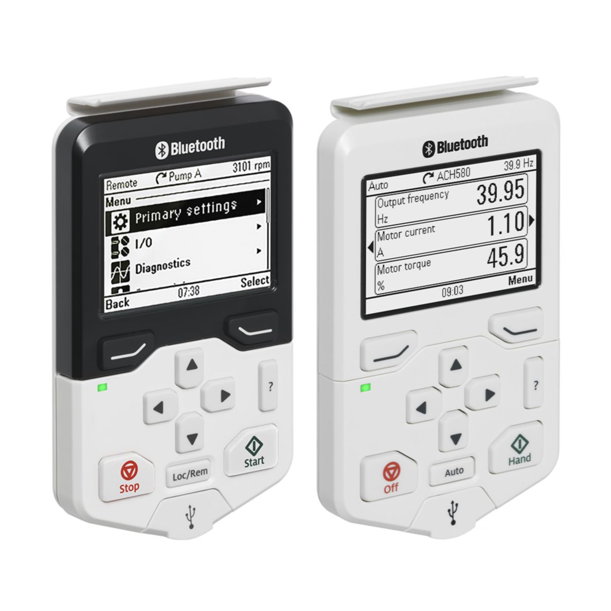 Panneaux de commande ABB Drive avec Bluetooth