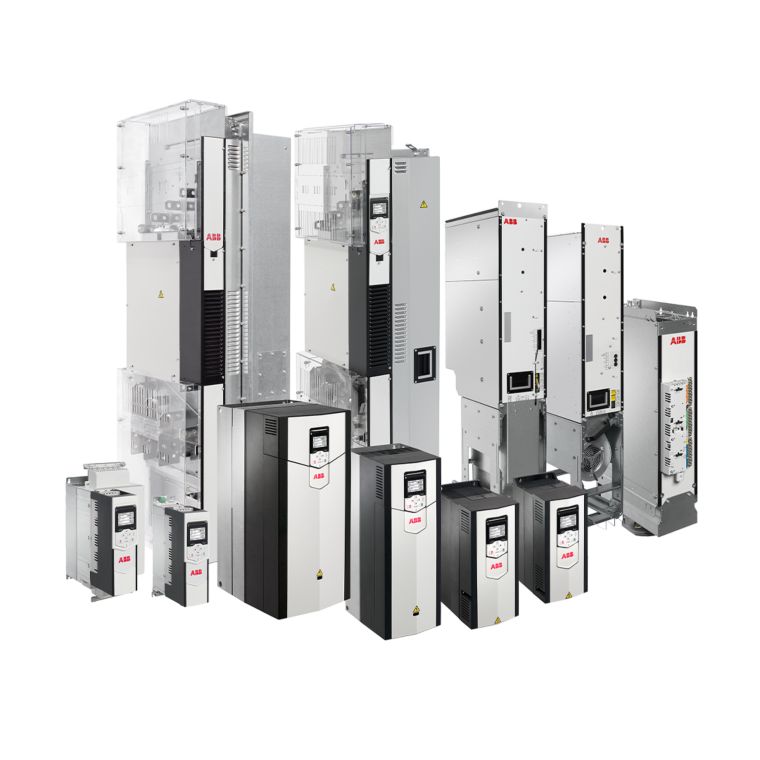 ACS880 single drive mounted with mobile connect